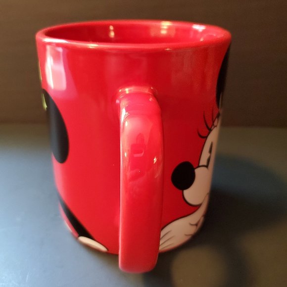 Disney Minnie Mouse Red Jumbo Coffee Mug - Picture 4 of 8